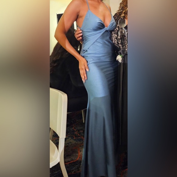 Fashion Nova Blue Indigo Gown - Picture 7 of 7